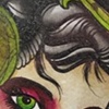 girl snake head