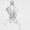 Guy on Stool
