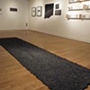 "On the Road" (foreground)  at Moving Ground, " a show 2-person show the Ann Arbor Art Center, January 2011
