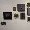 "Landscape Studies" installed at "The Ground Beneath My Feet" solo show at Eastern Michigan University, April 2011