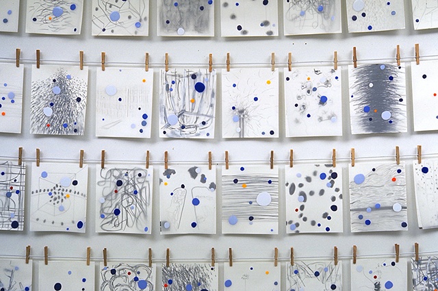Five Day's of Drawing, 1999
(in studio)
