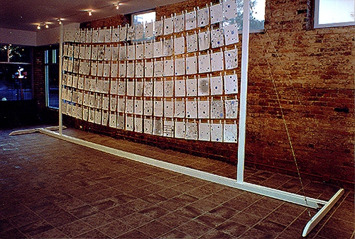 5 Days of Drawing (installation), 1999