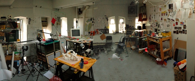 Philadelphia studio view, 2005