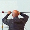 Tyler School of Art, "Mine" being installed.
January 2012