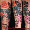 day of the dead/Sylvia Ji type girl with roses