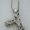 Sterling Silver and Coral Pendant
