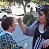On set touch-ups
"A Holiday Engagement"
Directed by Jim Fall