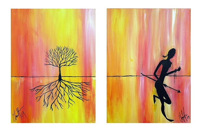 As Above So Below - Diptych 