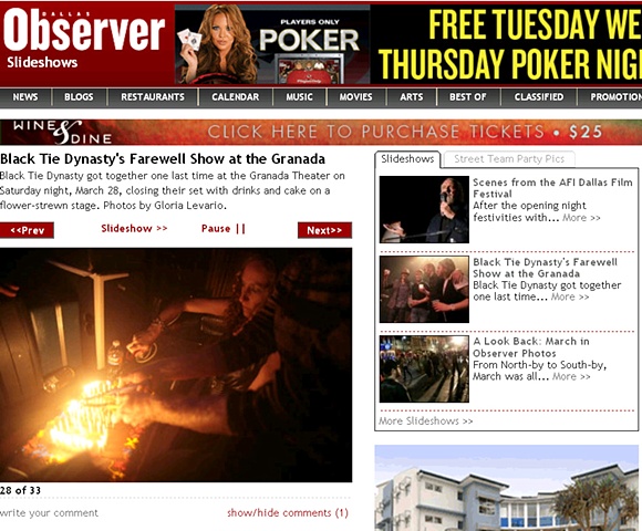 Dallas Observer - Black Tie Dynasty