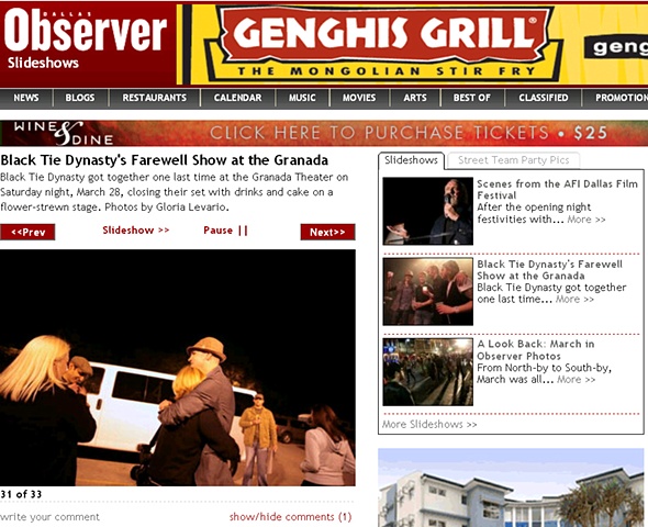 Dallas Observer - Black Tie Dynasty