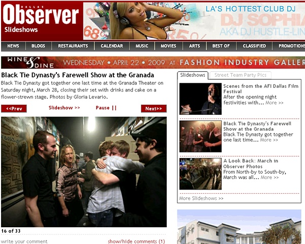 Dallas Observer - Black Tie Dynasty