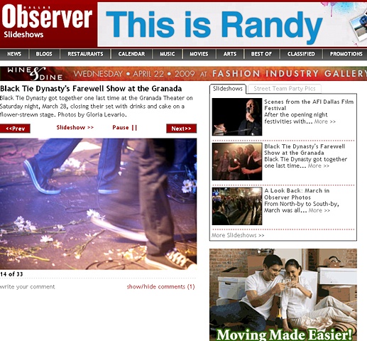 Dallas Observer - Black Tie Dynasty