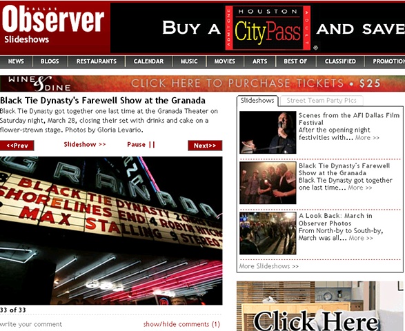 Dallas Observer - Black Tie Dynasty
