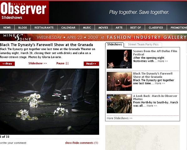 Dallas Observer - Black Tie Dynasty