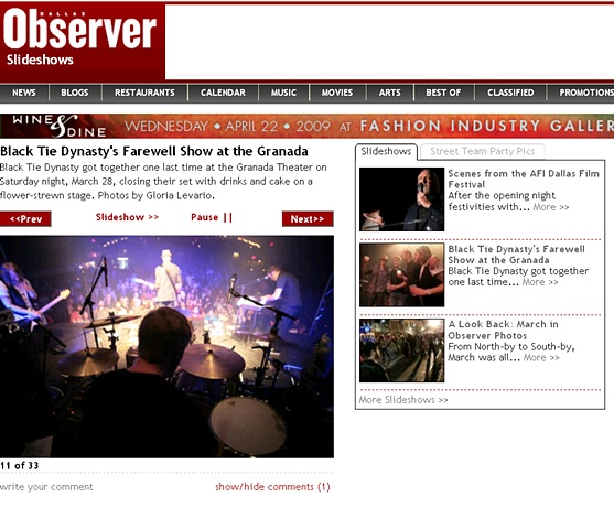 Dallas Observer - Black Tie Dynasty