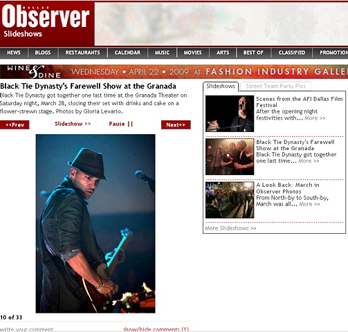 Dallas Observer - Black Tie Dynasty