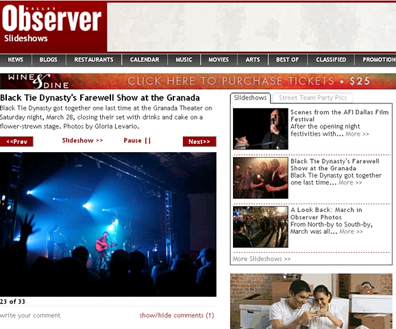 Dallas Observer - Black Tie Dynasty