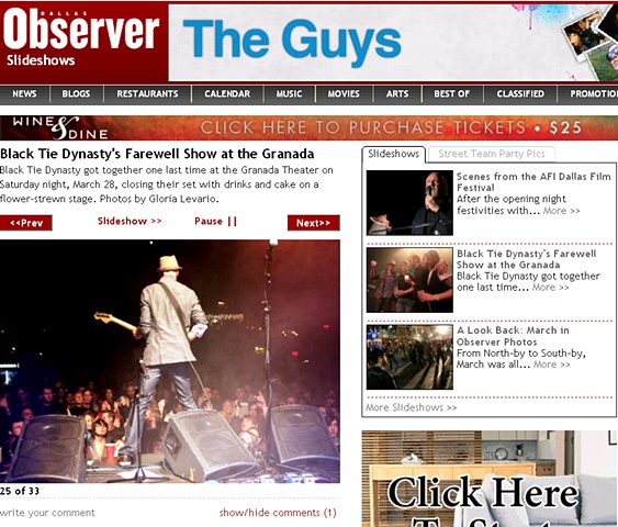 Dallas Observer - Black Tie Dynasty