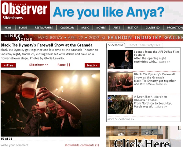 Dallas Observer - Black Tie Dynasty