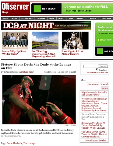 Dalas Observer -  Devin the Dude
