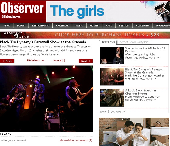 Dallas Observer - Black Tie Dynasty
