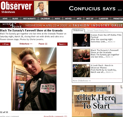 Dallas Observer - Black Tie Dynasty