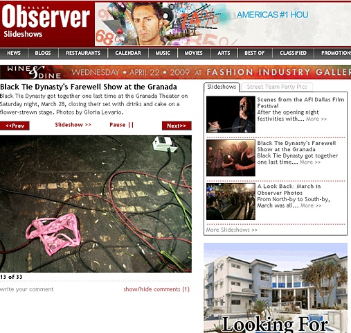 Dallas Observer - Black Tie Dynasty