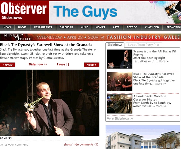 Dallas Observer - Black Tie Dynasty