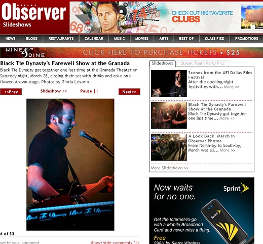 Dallas Observer - Black Tie Dynasty