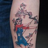 Girl on Swing by Imme Bohme