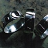Silver and Gold Rings