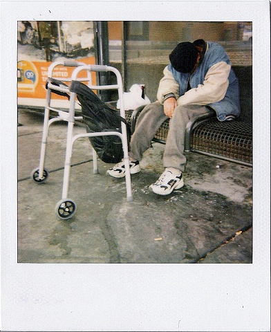 Man at the Bus Stop