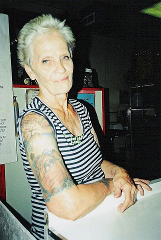 April at the Corner Diner