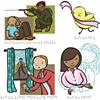 "my firsts" spot illustrations- part of "Firsts" series for The Toronto Star