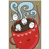 Sweet and warm holiday card: Self Promotion