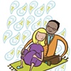 The Frog- part of "birthasutra" birthing poses series for Mother and Baby UK magazine