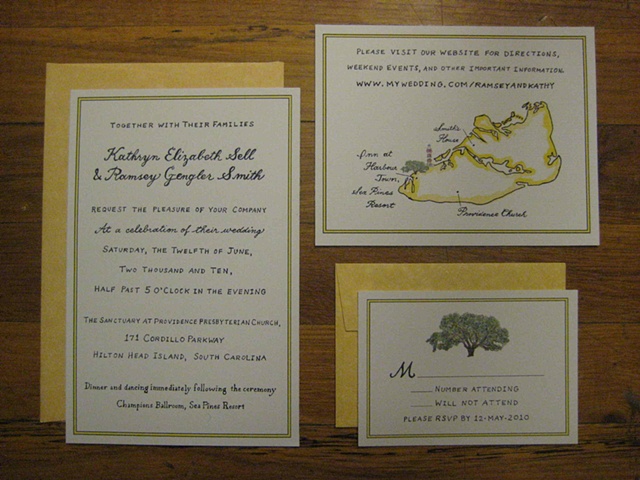 LATinNYC, Laura Ann bespoke bridal, custom stationery, illustration, wedding invitations, wedding stationery, wedding paper, wedding artwork, hilton head, south carolina, southern bride, Stan Smith, Ramsey Smith, Kathy Sell, tracy turpen, custom wedding m