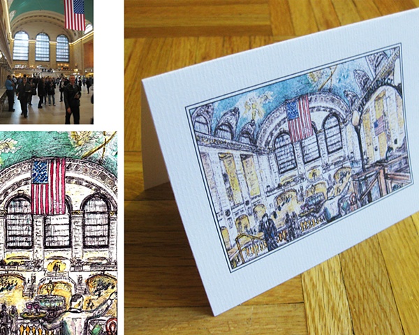 "Friday Lunch Date" Stationery Cards