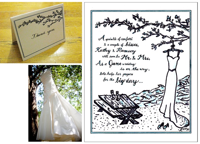 LATinNYC, Laura Ann bespoke bridal, custom stationery, illustration, wedding invitations, wedding stationery, wedding paper, wedding artwork, hilton head, south carolina, southern bride, Stan Smith, Ramsey Smith, Kathy Sell, tracy turpen, bridal shower in