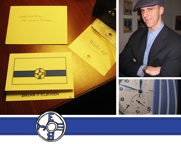 Personal stationery - BJE watch