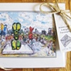 "Happy Hour on Top of the World" Stationery Cards