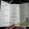 Ellen & Steve wedding program