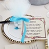 Carolyn & John favor cards