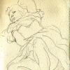 reclining figure-page from sketchbook