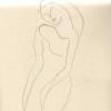 swaying frontal figure-page from sketchbook