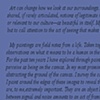 ARTIST STATEMENT