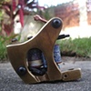 Handmade custom Tattoo Machine-Brass Shader 'JENSEN"