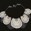 Lace Loop Bib Necklace