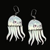 Aqua Octopus Earrings