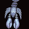 Blue Lobster Necklace